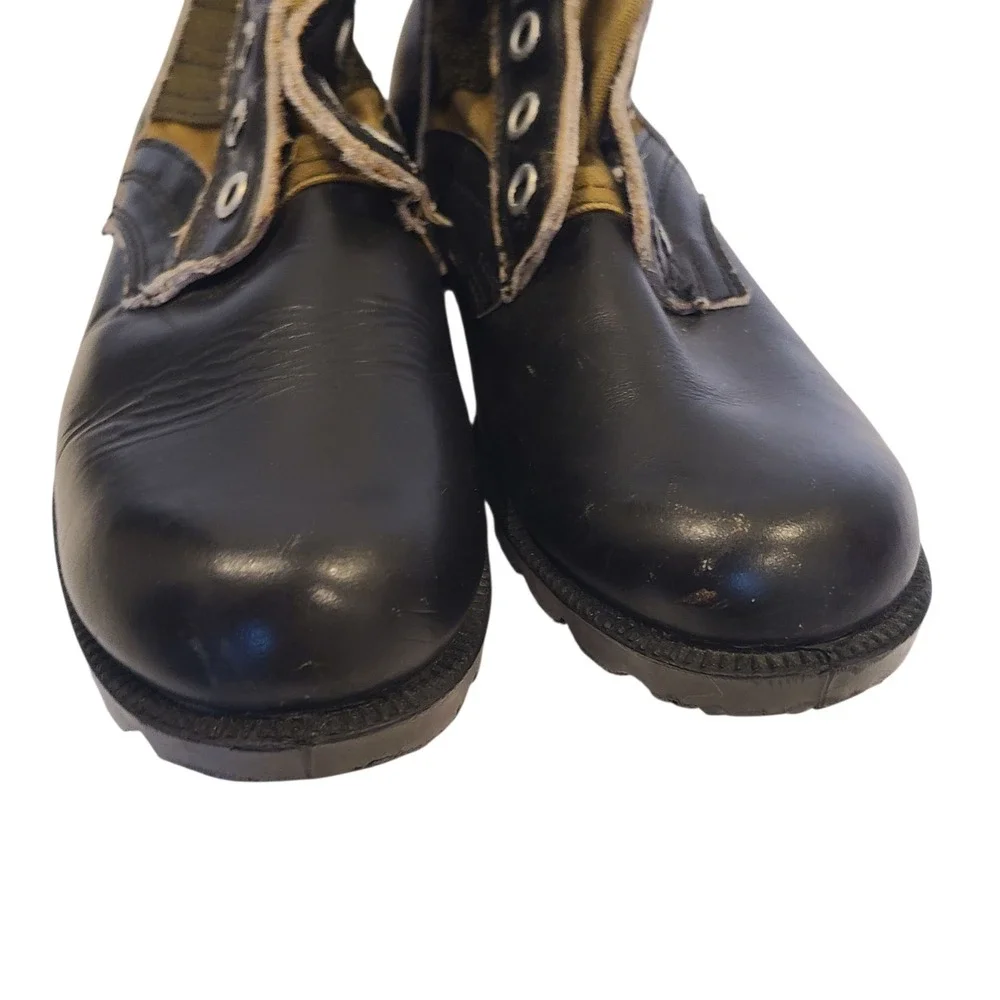 VIETNAM WAR ORIGINAL US ARMY JUNGLE BOOTS-SIZE 5 R‎ Primo Condition - Picture 5 of 10